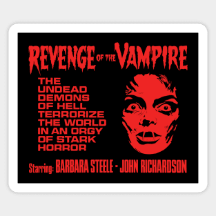 Revenge of the Vampire (red) Sticker